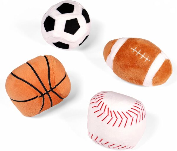 My first Plush Baby Sports Balls  - 4 Pc Set - Image 4