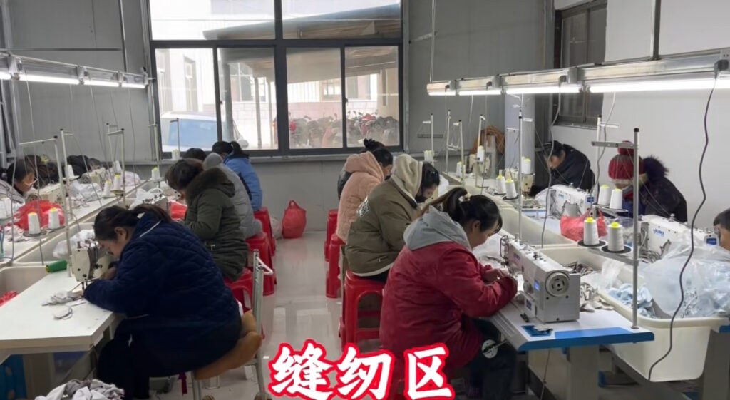 sewing of plush toys factory