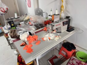 sewing of plush toys factory