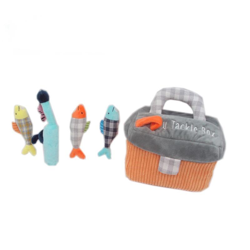 Plush fishing bag,Plush toy play set