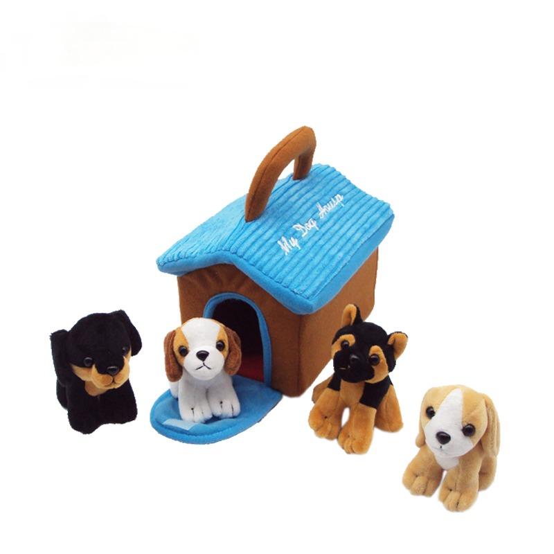 baby plush toy Plush Toy Playset Dog House