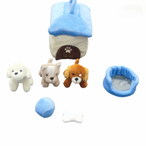 Plush Toy Playset Dog House