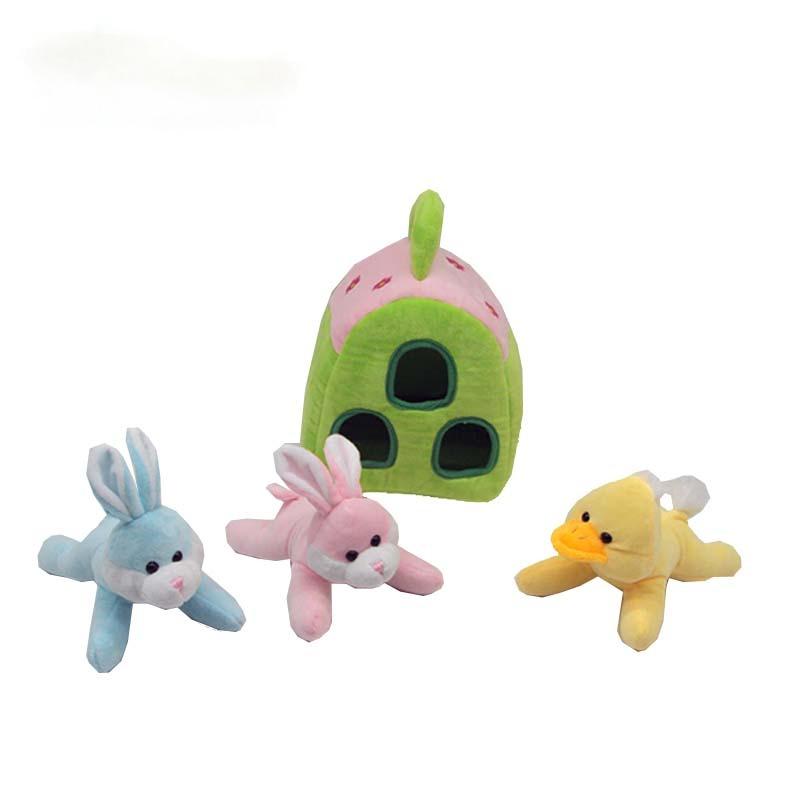 plush stuffed animal toys Plush Toy Playset Rabbit Freinds (2)