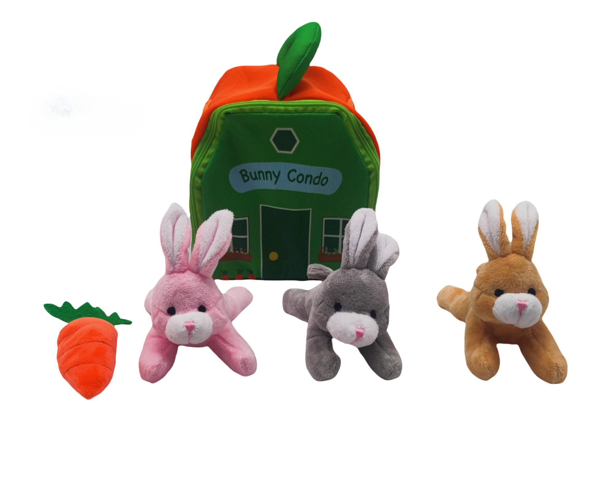 My Little Rabbit Bunny House,Plush toy play set