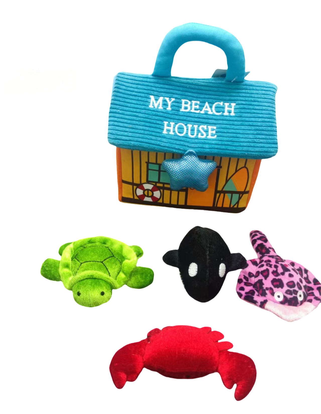 My Beach House,Plush toy play set