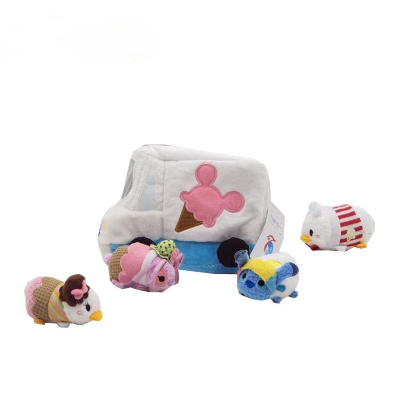 plush bus set,Plush toy play set